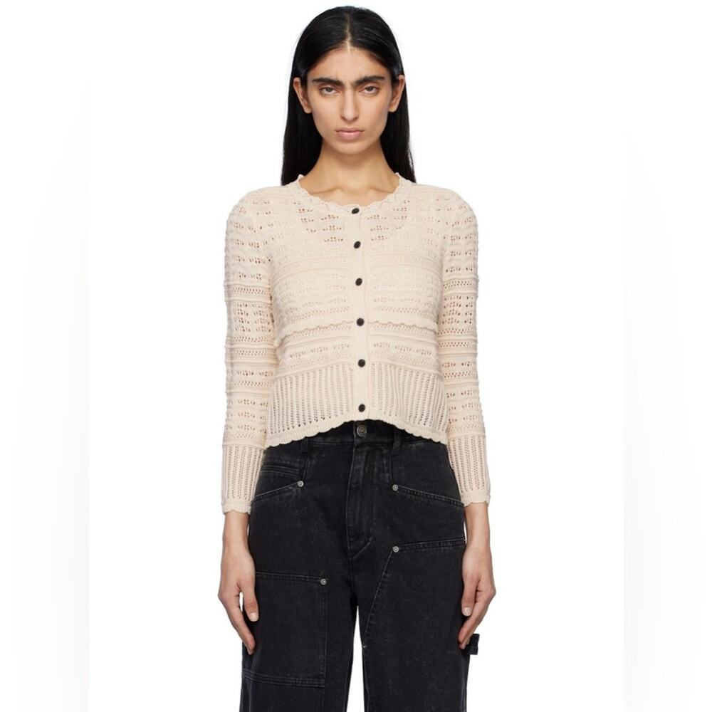 Isabel Marant Ajaline Cardigan in Ecru 38/6 - Picture 6 of 10